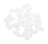 SHINEOFI 20 Paia Naso Occhiali in Silicone Morbido Antiscivolo Supporto Ammortizzante ad Aria per Adattarsi Tutte Forme del Naso Protezione Comfort Sudore per Attività Sportive e Uso