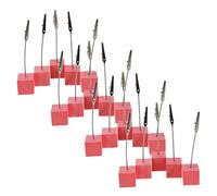 SHINEOFI 20 Pezzi Clip per Carte da Tavolo in Legno con Molla in Metallo Portamemo e Segnaposto Colorati per Matrimonio Ufficio e Feste Supporto Leggero e Robusto per Biglietti e Note