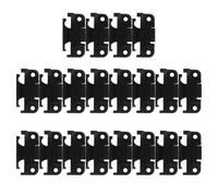 SHINEOFI 20 Pezzi Connettore Rapido per Mobili ad Angolo, Fissaggio Push-in | ABS Plastica, Interasse Fori 38mm, per Frontali e Pannelli, Montaggio Basso e Smontabile