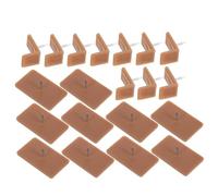 SHINEOFI 20 Pezzi Plastic Drawer Sliding Nails And Furniture Glides Square Tack-in Design For Dressers Tables Cabinets Secure Stability Smooth Quiet Glide Floor Protection