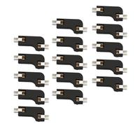 SHINEOFI 20 Pezzi Socket Pcb Hot Swap per Tastiera Meccanica, Base Hot Plug in Abs Nero Due Morsetti, Accessorio Professionale e Pratico per Interruttori