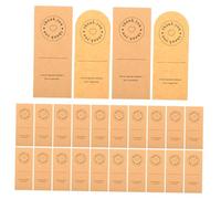 SHINEOFI 200 Pezzi Etichette Adesive Kraft Thank You per Pacchi e Regali Decorazioni Rustiche con Carta Kraft Etichette Sigillanti Resistenti per Piccole Imprese e Confezioni Festive