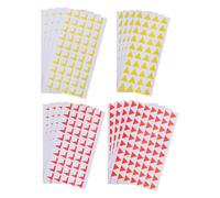 SHINEOFI 2000 Adesivi Marcatori per Mappe Colorati Piccoli, Bandierine Adesive Gialle e Rosse Rimovibili per Segnalazione Posizioni su Mappe di Viaggio e Istruzione, Etichette Autoadesive