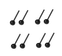 SHINEOFI 200paia Occhi di Sicurezza Neri per DIY Animali creatività Handmade Pupazzi e Amigurumi Materiale Resistente e Facile da Usare per Progetti Artigianali