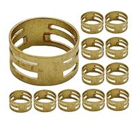 SHINEOFI 20pezzi Apri e Chiudi Anelli Jump in Resistente Con Scanalature Strumenti Fai Da Te Per Gioielli Apertura e Chiusura Facile e Veloce Di Cerchi Di Diverse Dimensioni Per Collane e c