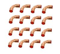 SHINEOFI 20pezzi Raccordo Gradi in Rame Raccordo Gomito Connettore Idraulico Giunto Gradi Per Sistemi Aria Condizionata e Refrigerazione