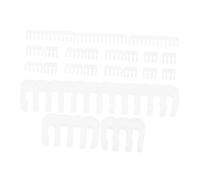 SHINEOFI 24 Pezzi Organizer Scrivania Semitrasparente Clip Gestione Fili Plastica Pettine per Alimentazione e USB Accessori e