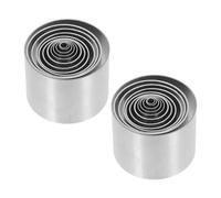 SHINEOFI 24 Pezzi Tagliabiscotti Rotondi in Acciaio Inossidabile per Ceramica e Argilla Cutter per Progetti Fai da Te Strumento Versatile per Creazioni Artigianali e Lavori in Argilla