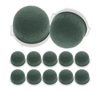 SHINEOFI 24pezzi Blocchi di Schiuma per Fiori Rotondi Riutilizzabili Supporto in Schiuma per Composizioni Floreali di Bottiglie di Vino Base per Fiori Freschi per Feste di Matrimonio