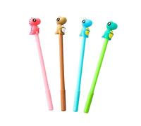 SHINEOFI 24pezzi Penne Sfera Gel Dinosaur Cancelleria Creativa Per Ragazzo Ragazza e Studenti Design Carino e Innovativo Ricaricabili e Facili Da Usare Forniture Per Ufficio e Scuola