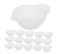 SHINEOFI 25 Pezzi Silicone Resin Mixing Cups Heat Resistant Paint Mixing Pots For Diy Epoxy Crafts Precise Color Modulation Tools For Jewelry And Art