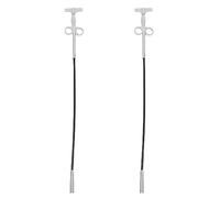 SHINEOFI 2pezzi Attrezzo per Sollevare le Unghie Gancio Molla Pinza Molla Lunga Portata Attrezzo per Sturare le Fogne Strumenti per Raccogliere gli Scarichi Pratico per Uso Domestico