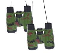 SHINEOFI 2pezzi Binocolo Portatile Per Ragazzo Ragazza Giocattoli Camouflage Compatto e Resistente Visione e Facile Trasportare Per Attività Outdoor e Esplorazioni