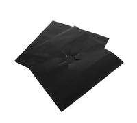 SHINEOFI 2pezzi Coprifornelli Gas in Ptfe Resistenti Al Calore Per Fornelli Da Cucina Rivestimento Antiaderente Lavabili in Lavastoviglie Spessore Doppio Protezione Per Fornelli Gas