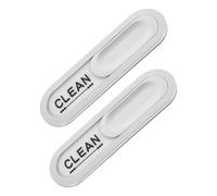 SHINEOFI 2pezzi Magnete Bifacciale Pervastoviglie Cartello Magnetico e Sporco Indicatore Pulizia Efficiente Per Lavabile in Lavastoviglie Design Innovativo