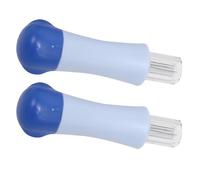 SHINEOFI 2pezzi Penna per Infeltrimento ad Ago Portatile Manico in Plastica e Aghi Teste Accessori per Infeltrimento della Lana per Progetti Creativi Fai da Te e Patchwork