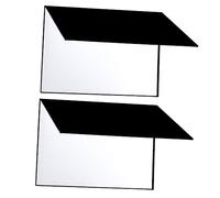 SHINEOFI 2pezzi Riflettore Fotografico Pannello Riflettente Riflettori Luce Per Fotografia Oggetti Per Fotografia Riflettore Staffe Supporto