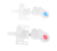 SHINEOFI 2pezzi Rubinetto Per Erogatore d Acqua Valvola Erogatrice Beccuccio Per Refrigeratori e Brocche d Acqua Sostituzione Rubinetto in Plastica Riutilizzabile Erogatore Pressione