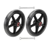 SHINEOFI 2pezzi Ruote Anteriori Per Sedia Rotelle Ruota Anteriore in Gomma Piena Per Sostituzione Di Ruote Danneggiate o Vecchie Accessori Per Sedia Rotelle