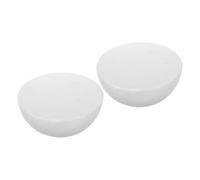 SHINEOFI 2pezzi Sfera Polistirolo Bianca per Artigianato Floreale Semisfera in Schiuma per Decorazioni Nuziali e Composizioni Artistiche Blocchi di Schiuma per Centrotavola Fai da Te