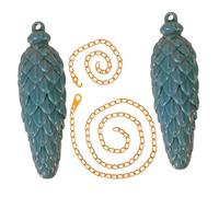 SHINEOFI 2sets Pendolo Decorativo Vintage con Design per Riparazione Orologi da Parete Rustici Facile Installazione e Pulizia