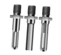 SHINEOFI 3 pezzi Adattatori per Trapano e Avvitatore Impulsi Acciaio Resistente Attacco Esagonale e Quadrato Adattatore Punte Spaccalegna per Uso Rapido e Affidabile