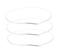 SHINEOFI 3 Pezzi Guarnizione Porta Lavatrice 34 Cm Anello Fissaggio Morsetto a Per Lavatrice a Carica Frontale Fissaggio Sicuro e Tenuta Affidabile Compatibile Maggior Parte Dei Modelli