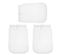 SHINEOFI 3 Pezzi Sacchetti Filtranti Nylon con Coulisse Sacchetti Riutilizzabili per Latte di Noci Yogurt e Succhi Filtro Fine per Caffè Freddo e Zuppe Alternative alla Garza