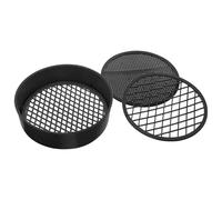 SHINEOFI 3 Pezzi Setaccio per Terreno in Plastica Rete Fine 10cm Design Portatile a Mano per Esperimenti Scientifici Elementari e Giardinaggio All'aperto