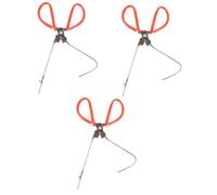 SHINEOFI 3 Pezzi Strumento di Smaltatura per Ceramica Kit di Argilla Secca all'Aria Pinza Sottosmalto Smalti Vetri Maniglia Pentola Calibri in Ceramica Acciaio Inossidabile