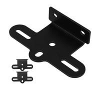 SHINEOFI 3 Pezzi Supporto Clip Alluminio Riflettore Posteriore in per e Lega Fissa Nero, Facile Installazione per Sicurezza Bici Notturna e Ambienti Difficili