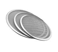 SHINEOFI 3 Pezzi Teglie Rotonde Alluminio per Pizza Accessori Professionali Resistente e Facile da Adatte per e