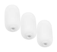 SHINEOFI 3 Pezzi Testa di Sostituzione Dell'asta Telescopica Argilla da Modellare Asciutta all'Aria Strumenti di Sponge Stick per Ceramica Applicatore di Cera Spugna Bianca