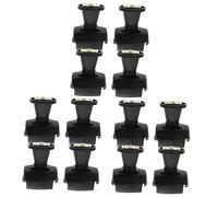 SHINEOFI 3 Set 10 Cm Runner Puleggia Poggiapiedi Per Mobili Letto Piede Letto Gamba Regolabile Tavolino Gamba Divano Gamba 4 Pezzi Interruttori Silenziosi Porta Black Addominali 4 Pezzi * 3