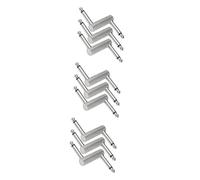 SHINEOFI 3 Set Adattatore Audio Per Effetto Chitarra Connettore Doppio Z Type Accessori Per Pedaliera Per Effetti Musicali 3 Pezzi*3