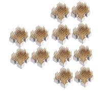 SHINEOFI 3 Set Composizione Floreale Giapponese Infisso Fiori Artificiali Piedistallo per Piante Alzatina per Piante Giocare Composizione di Fiori Secchi Porta Rana Spillo Fiore 4 Pezzi * 3