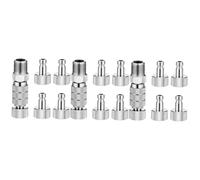 SHINEOFI 3 Set Connettore rapido della Penna a spruzzo Adattatore compressore Accessori per compressore Parti dell'aerografo Sostituzione sgancio rapido dell'aerografo Raffusto di aerografo