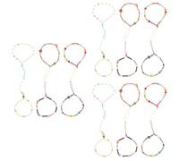 SHINEOFI 3 Set Lanyard Per Telefono Con Perline Colorate Per Sicurezza E Decorazione Accessori Per Cellulari Macchine Fotografiche E Chiavi Per Prevenire E Smarrimenti 6 Pezzi * 3