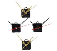 SHINEOFI 3 Set Movimento al Quarzo Meccanismo Dell'orologio Sospeso Parti di Orologio Meccanismi Analogico Alimentazione del Movimento Dell'orologio Forniture di Orologi Plastica 4 Pezzi*3