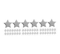 SHINEOFI 3 Set Spighe di Stelle A Cinque Punte Decorativo Scrapbooking Accessori Scuola Clip Fermacarte Fermagli per L'artigianato Chiodini Artigianali Ferro da Stiro Silver 100 Pezzi*3