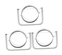 SHINEOFI 3 Set Taglia in Acciaio Inossidabile smusso attrezzo Ceramica Pasta modellabile Argilla modellabile utensile per Il Taglio del Metallico Taglia Metallico Silver