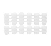 SHINEOFI 30 Barattoli di Vernice Vuoti con Coperchio Mini Strisce di Vernice Contenitori Trasparenti per La Conservazione Strumenti per La Pittura per La Scuola L'Arte E