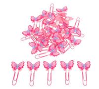 SHINEOFI 30 Pezzi graffette segnalibri a farfalla da donna graffetta per fogli titolare della pagina del libro