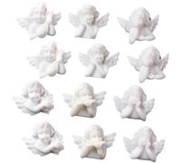SHINEOFI 30 Pezzi Miniature Angeli in Resina Barocca Decorazioni Resistenti per Scrapbook e Cover Smartphone Accessori Creativi per Artigianato e Progetti DIY