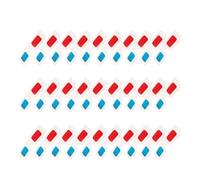 SHINEOFI 30 Pezzi Occhiali 3d Usa e Getta in Cartone Bianco Lenti Rosso Blu, Bicchieri di Carta Anaglifi per Cinema, Video e Riviste 3d, Accessori per Feste e Visione Film Immersive