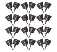 SHINEOFI 30 Pezzi Scatola di Fertilizzazione per Bonsai Plastica Nera, con | Uso per Orchidee in Vaso e Bonsai, Design Professionale Decorativo, Adatta a Giardino e Vivaio