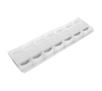 SHINEOFI 300 Pezzi Transparent Pet Hanging Tabs Self-adhesive Tags With Slot Hole For Retail And Home Display Weather-resistant Plastic Hooks