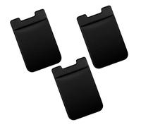 SHINEOFI 3pezzi Custodia Adesiva per Telefono Portafoglio Ultra Sottile Supporto Riutilizzabile per Cellulare Tasca Posteriore Resistente Adatta per Carte e Contanti