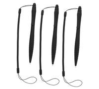 SHINEOFI 3pezzi Penna Elettronica Per Touchscreen Con Cordino Anti-smarrimento Strumento Touchscreen Capacitivo Ad Alta Precisione Per Disegno Scrittura e Smartphone Nero