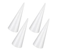 SHINEOFI 4 Pezzi Coni in Schiuma di Polistirene Alti per Decorazioni Fai da Te Lavoretti Creativi e Composizioni Floreali Materiale Artigianale Versatile per Casa Ufficio e Eventi